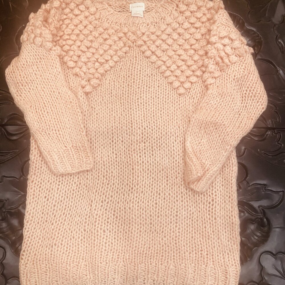 Foxiedox Anthropologie pommed sweater dress/tunic NWOT